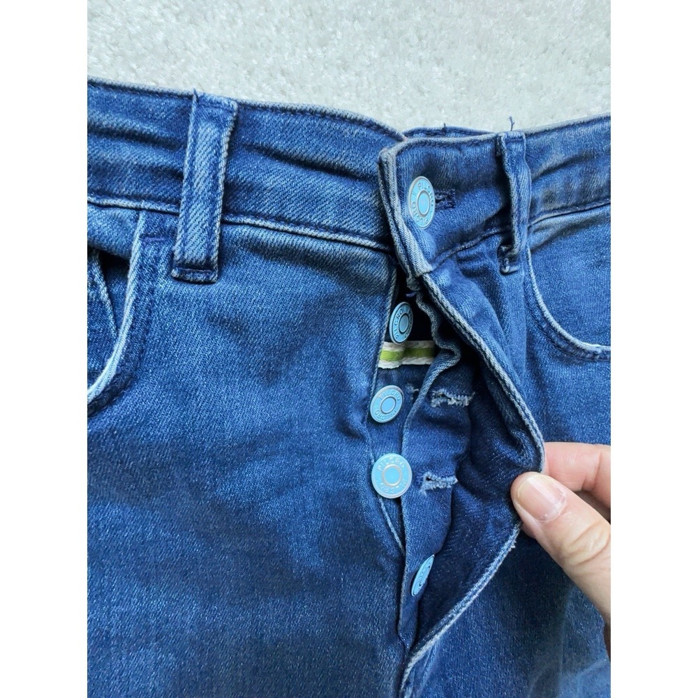 Pilcro Anthropology The Icon Flare Jeans Dark Indigo Wash, Women's 29 - Picture 7 of 8